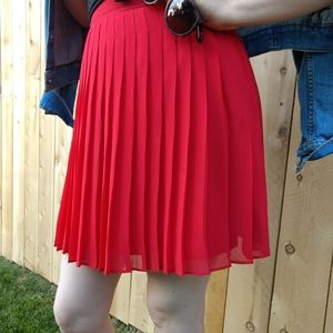 Loft pleated mini skirt